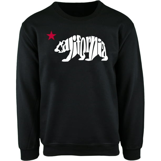 ARTIX California Republic Bear White Unisex Crewneck California Sweatshirts ARTIX California Republic Bear White Unisex Crewneck California Sweatshirts